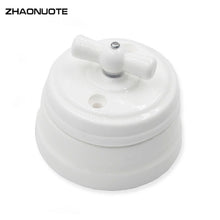 Load image into Gallery viewer, Home Improvement Ceramic Knob Switch Wall Lamp BY CDG DISTRIBUTING