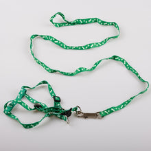 Load image into Gallery viewer, Pet Dog Bone Printing Harness and Leash BY CDG DISTRIBUTING